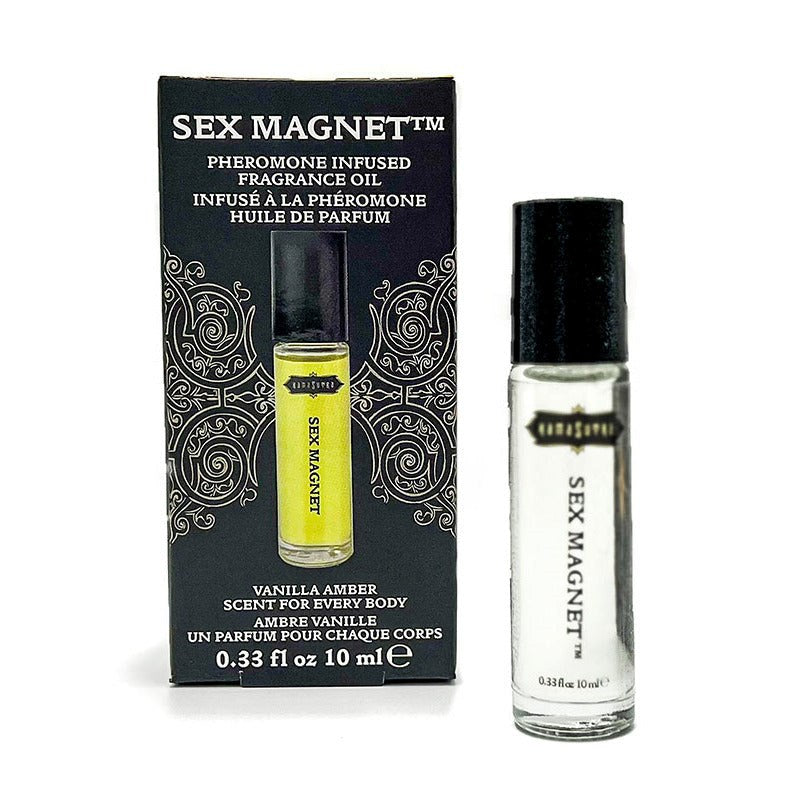 Kama Sutra Products SEX MAGNET Pheromone Vanilla Amber Fragrance Oil Prepack Display 20 Units - Bath and Intimate Fragrances