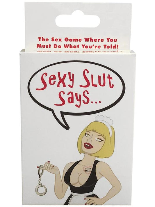 Kheper Games Sexy Slut Says Adult Card Game - Sex Games, Coupons and Tricks