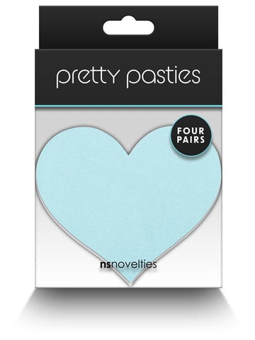 NS Novelties Pretty Pasties Heart I Assorted Nipple Cover 4 Pairs - Breast and Nipple Toys