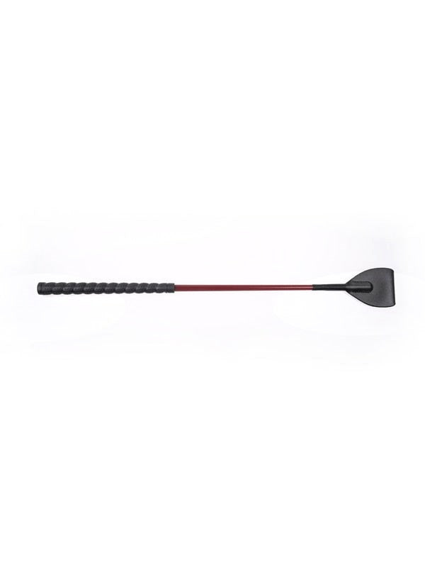 Sportsheets Saffron Leather Crop With Rubberized Grip - Whips And Crops