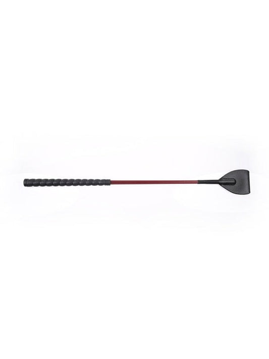 Sportsheets Saffron Leather Crop With Rubberized Grip - Whips And Crops