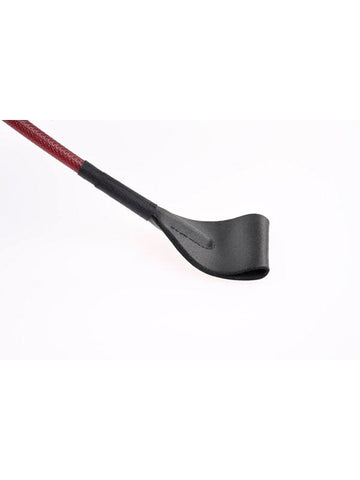 Sportsheets Saffron Leather Crop With Rubberized Grip - Whips And Crops