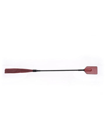 Sportsheets Saffron Tap & Tickle Dual Ended Crop and Silicone Flogger - Whips And Crops