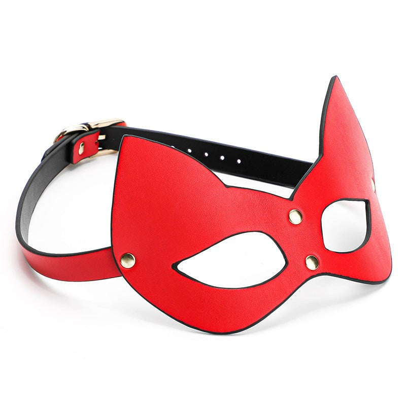 BDStyle Faux Leather Sexy Cat Mask - - Blindfolds And Masks