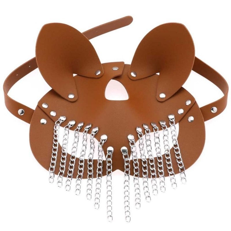 BDStyle Masquerade Fetish Play Chain Mask - - Blindfolds And Masks