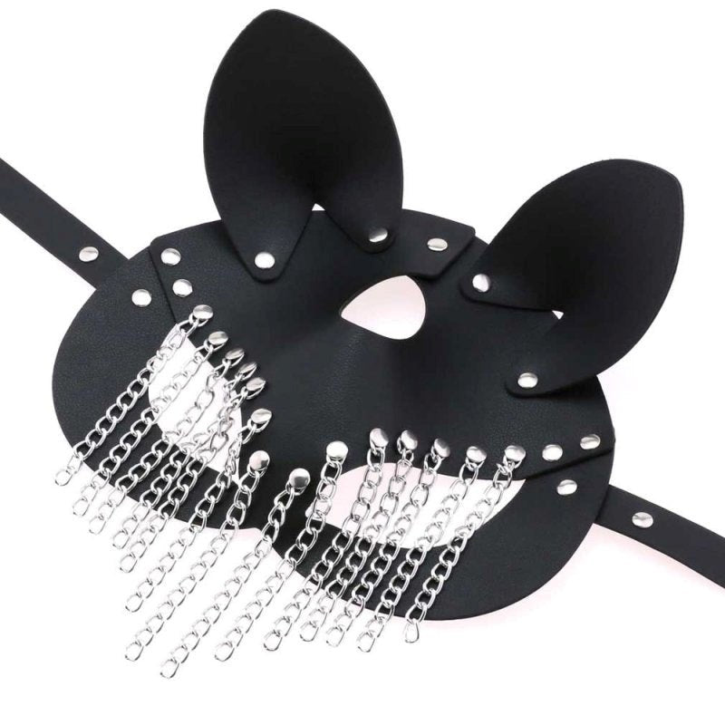 BDStyle Masquerade Fetish Play Chain Mask - - Blindfolds And Masks