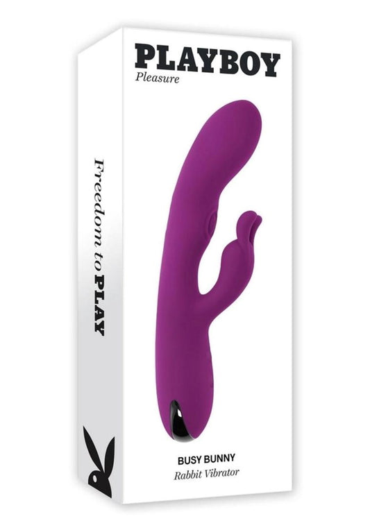 Playboy Pleasure BUSY BUNNY Rechargeable Rabbit Vibrator - Rabbit Vibrators