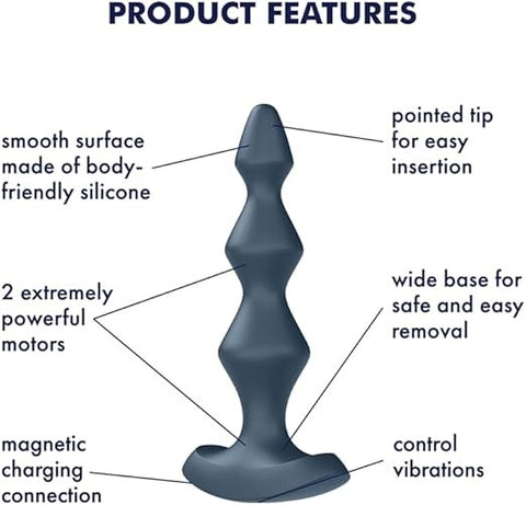 Satisfyer Lolli Plug 1 Vibrating Anal Beads - Anal Beads and Balls