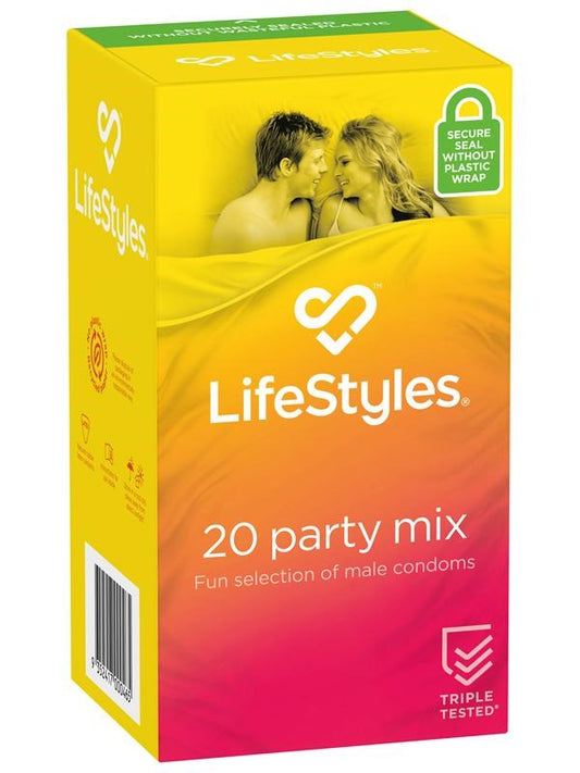 LifeStyles Healthcare Party Mix 20pk Condoms - Condoms