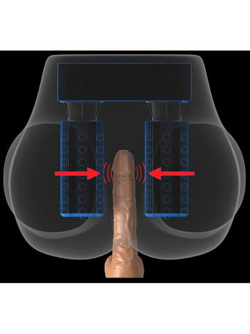 PDX Milk Me Silly Twerking and Vibrating Male Masturbator - Realistic Butts And Vaginas