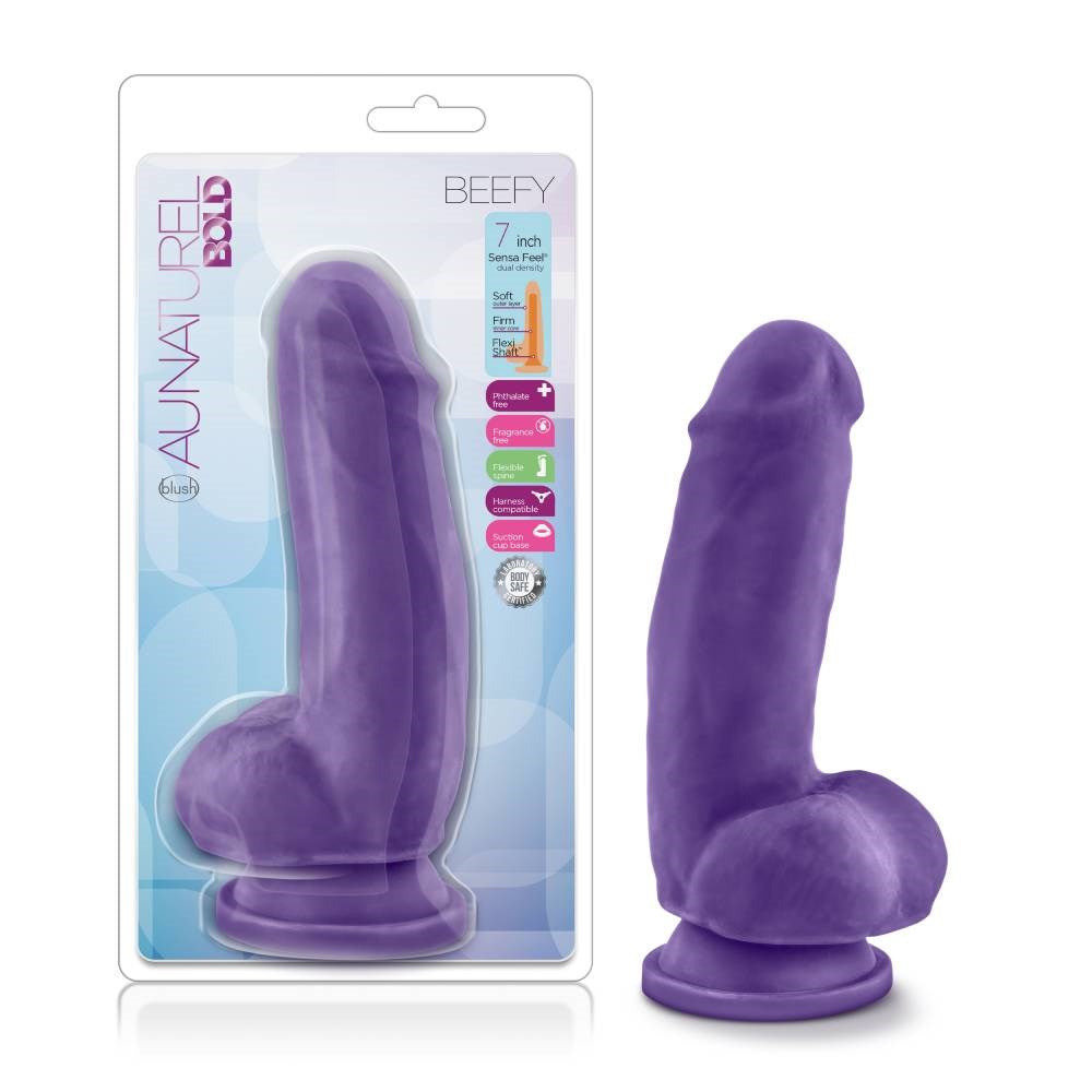 Au Naturel Bold Beefy 7 inch Realistic Dildo - - Realistic Dildos