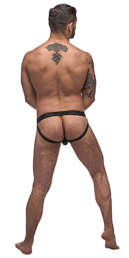 Male Power Grip and Rip Off Mens Jock Black - - His Fetish