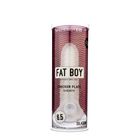 Perfect Fit Fat Boy Checker Plate Cock Sheath - Pumps, Extenders and Sleeves