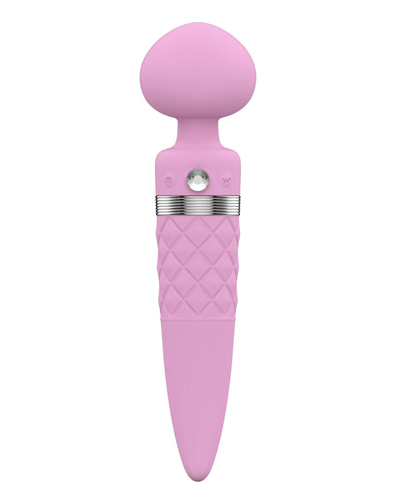 Pillow Talk Sultry Dual Ended Warming Body Wand Massager - - Body Wands