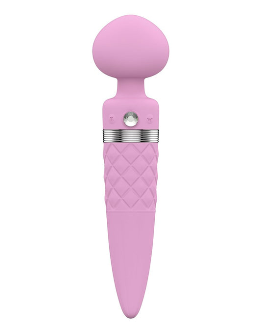 Pillow Talk Sultry Dual Ended Warming Body Wand Massager - Body Wands