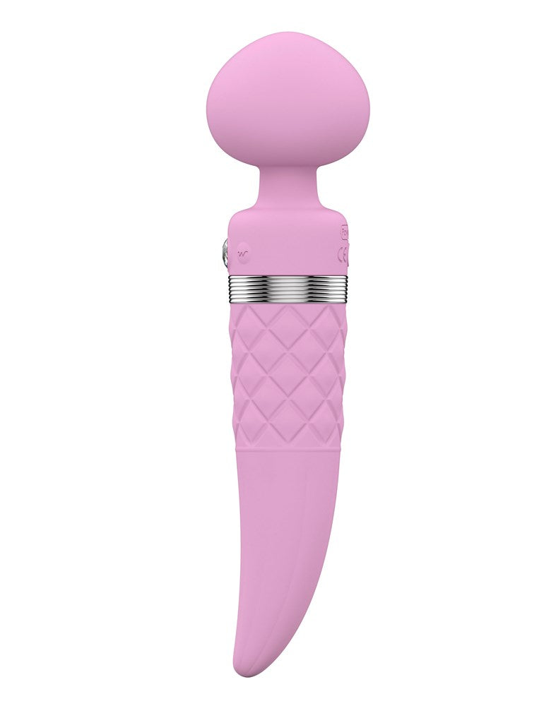 Pillow Talk Sultry Dual Ended Warming Body Wand Massager - - Body Wands