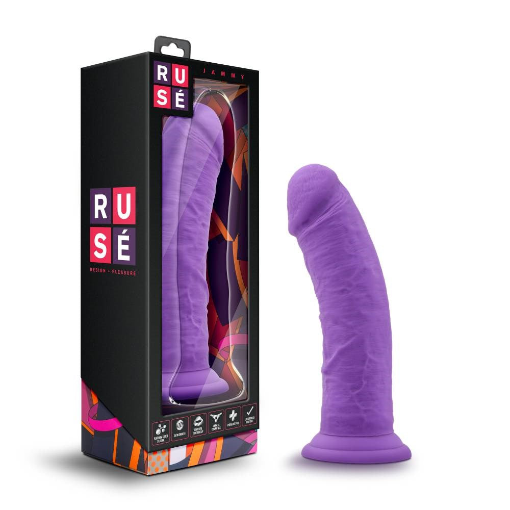 Ruse Jammy Suction Cup Realistic Dildo - - Realistic Dildos