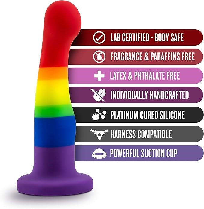 Avant Pride P1 Freedom Silicone Dildo - - Realistic Dildos