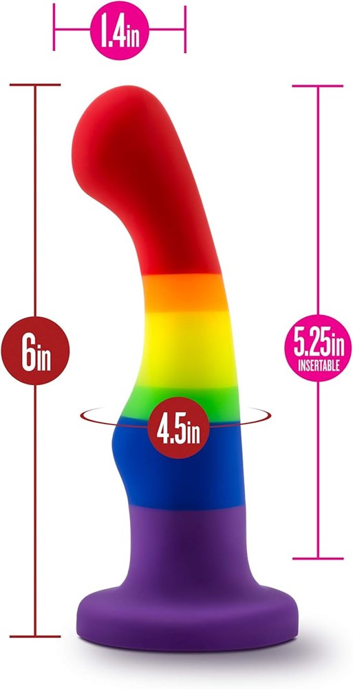 Avant Pride P1 Freedom Silicone Dildo - - Realistic Dildos