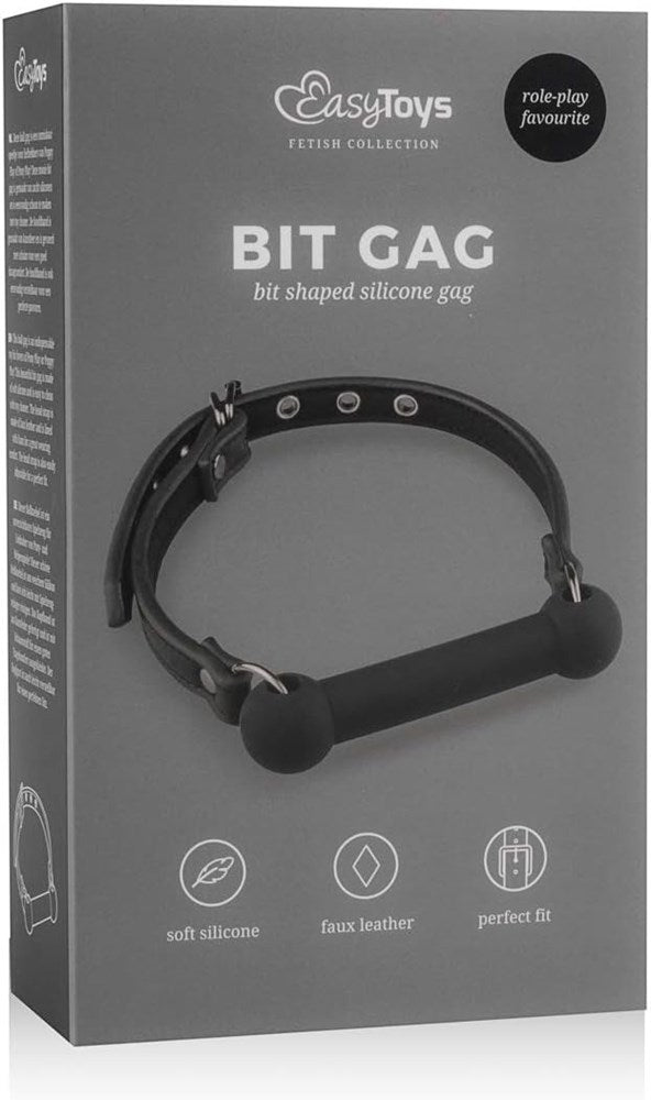 Easy Toys Fetish Collection BDSM Play Silicone Bit Gag - - Bondage Gags and Bits