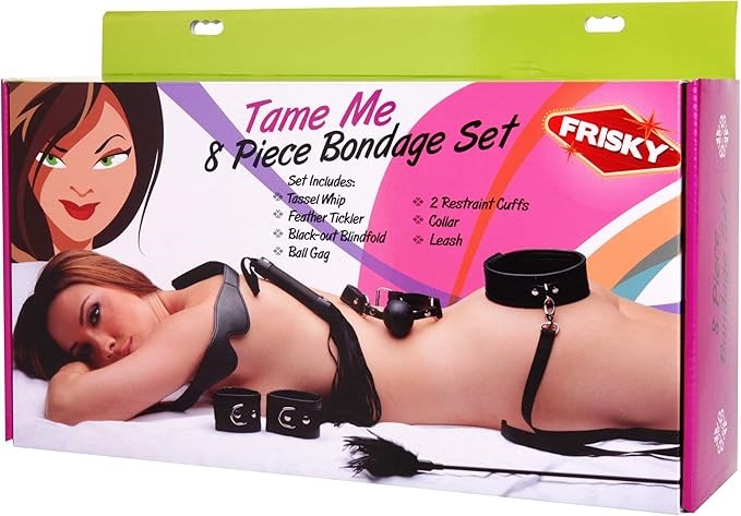 Frisky Tame Me Beginner Bondage Set 8 Piece - - Bondage Kits