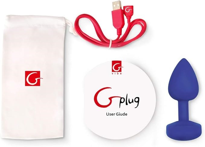 Gvibe Gplug Anal Plug Large Navy Blue - - Butt Plugs