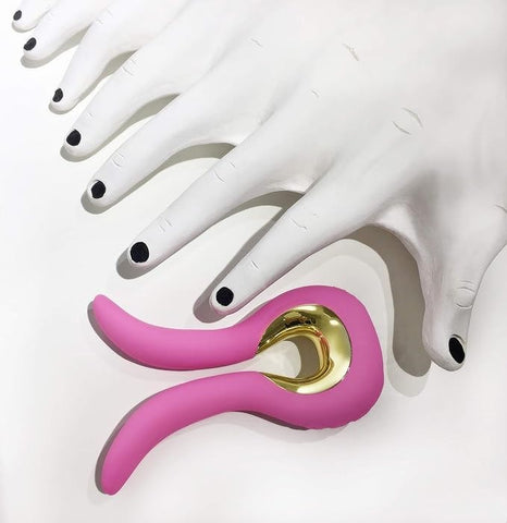 Gvibe MINI Compact Clitoral Vibrator Candy Pink - Clit Ticklers and Pulsators