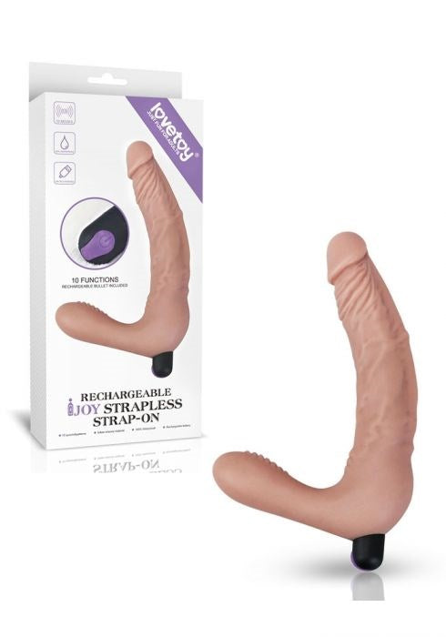 Lovetoy IJOY Rechargeable Strapless Strap on Sex Toys - - Strap On Sextoys