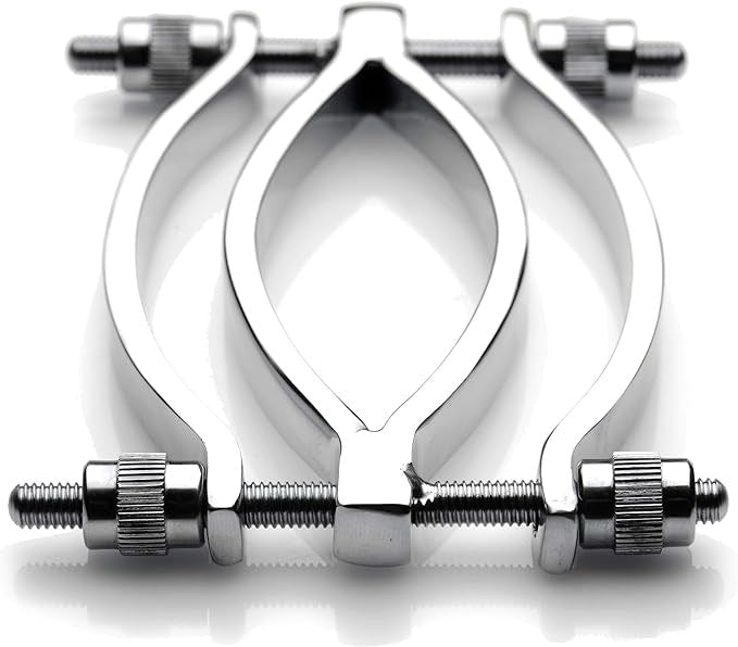 Master Series Stainless Steel Adjustable Pussy Clamp - - Pussy And Clit Toys