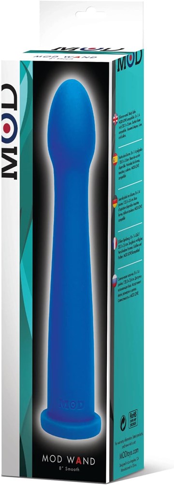 MOD Silicone Wand Smooth Blue - - Body Wands