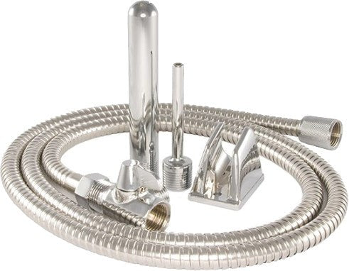 SI Novelties Stainless Steel Deluxe Shower Bidet - - Enemas and Douches