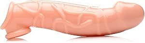 Size Matters Dick Extender Sleeve 2 Inch Flesh - - Pumps, Extenders and Sleeves