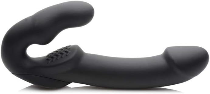 Strap U Evoke Rechargeable Vibrating Silicone Strapless Strap On Sex Toy - - Strap On Sextoys