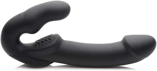Strap U Evoke Rechargeable Vibrating Silicone Strapless Strap On Sex Toy - Strap On Sextoys