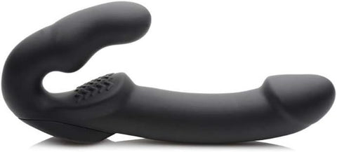 Strap U Evoke Rechargeable Vibrating Silicone Strapless Strap On Sex Toy - Strap On Sextoys