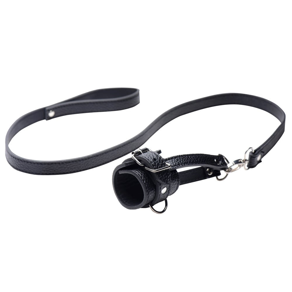 Strict Adjustable Ball Stretcher With Leash - - Ball and Cock Toys