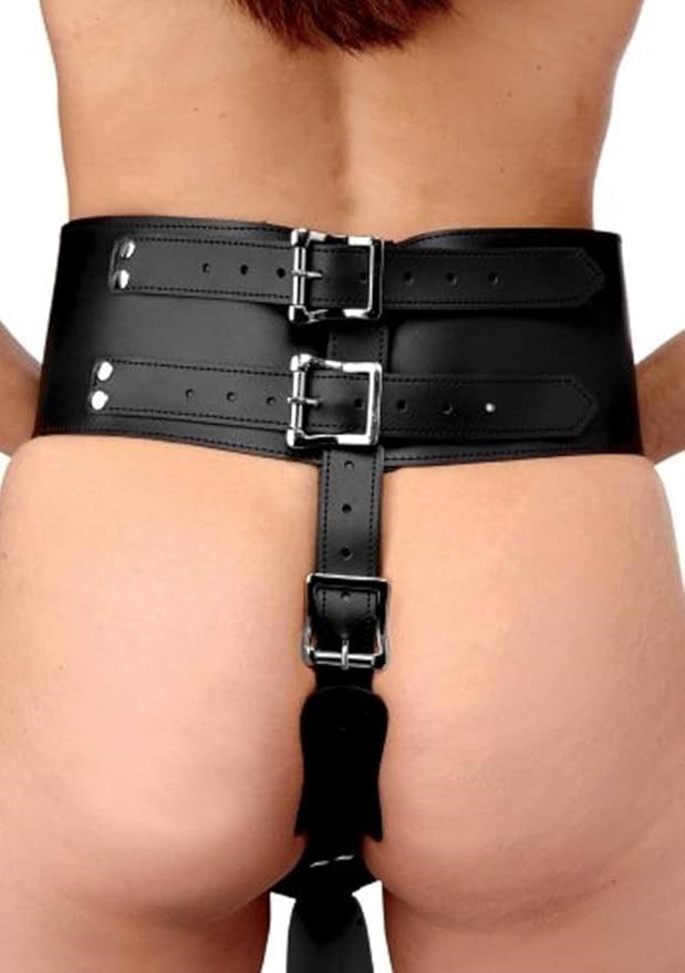 Strict Forced Orgasm Wand Holder Bondage Belt - - Cuffs And Restraints