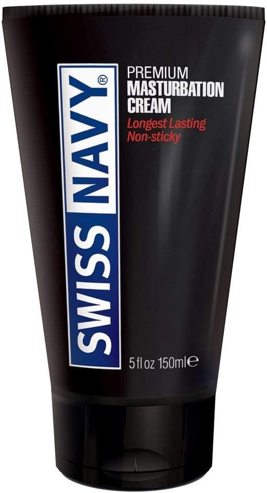 Swiss Navy Premium Masturbation Cream 147ml - - Delay and Excite Sprays