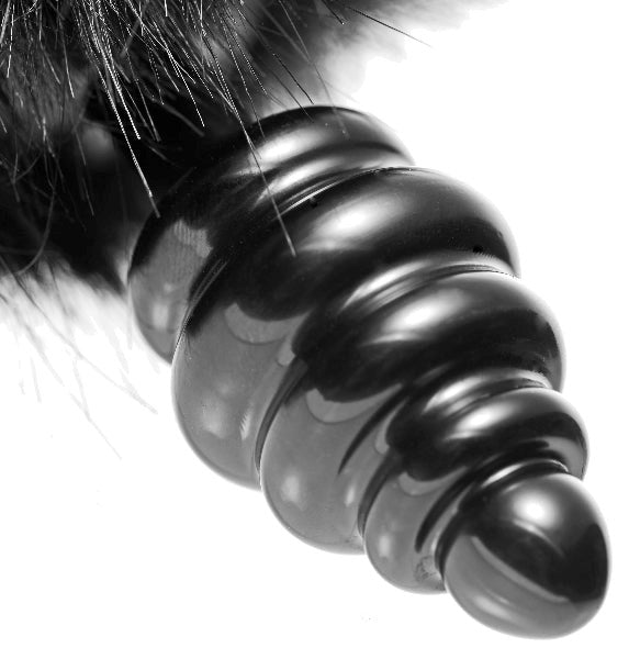 Tailz Black Bunny Tail Anal Plug - - Butt Plugs