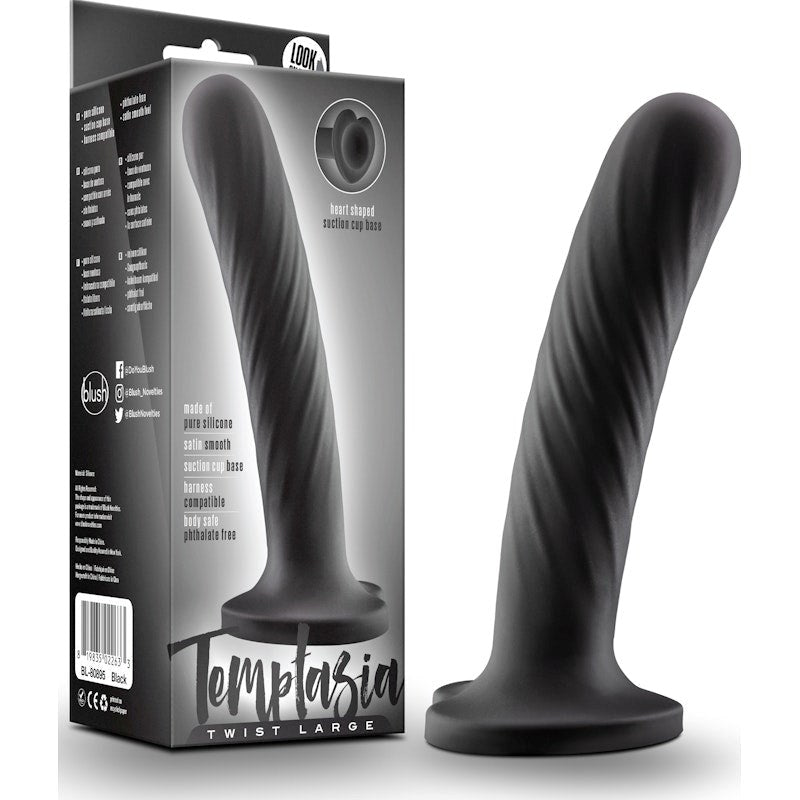 Temptasia Twist Large Suction Cup Dildo - - Realistic Dildos