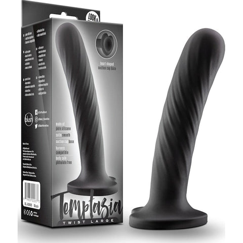 Temptasia Twist Large Suction Cup Dildo - Realistic Dildos