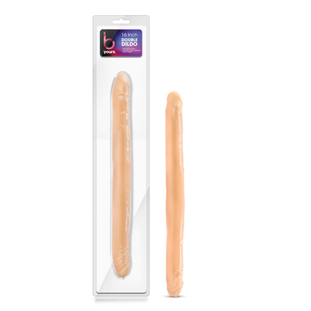 B Yours 16 Inches Double Ender Realistic Dildo - - Double Ender