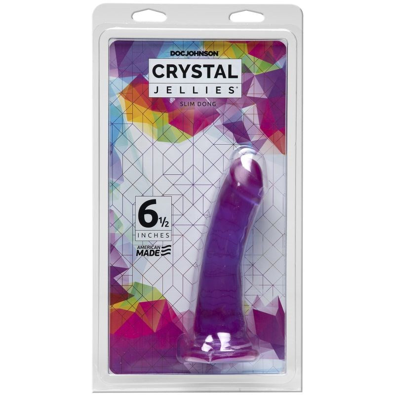 Crystal Jellies 6.5 Inch Slim Realistic Dong - - Realistic Dildos