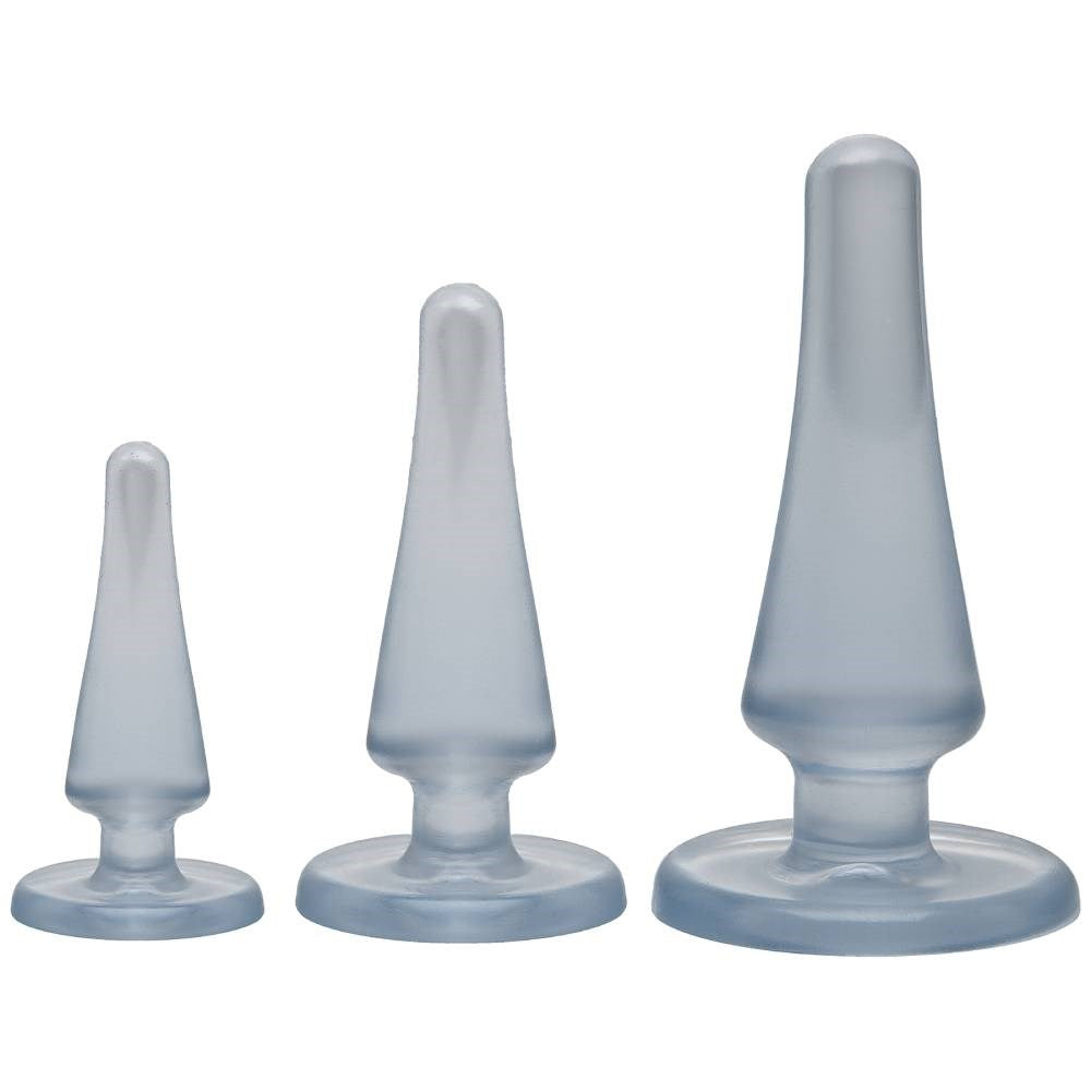 Crystal Jellies Anal Initiation Butt Plug Kit - - Butt Plugs