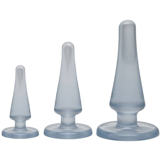 Crystal Jellies Anal Initiation Butt Plug Kit - Butt Plugs