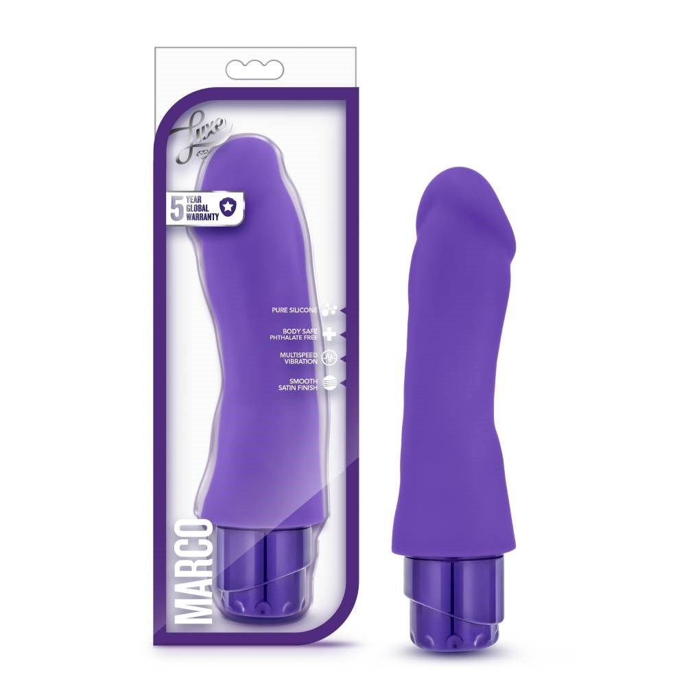 Luxe Marco Realistic Vibrating Dong - - Vibrating Dildos