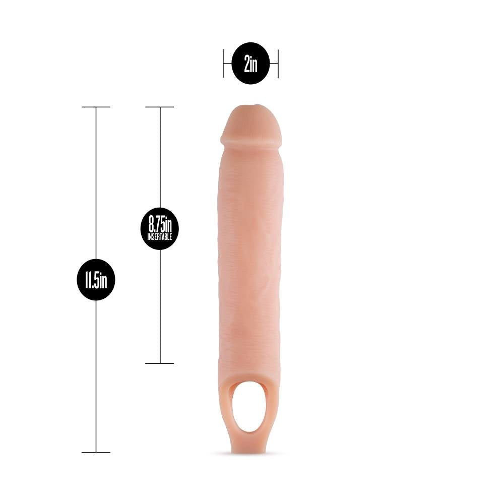 Performance Mens Cock Sheath Penis Extender Vanilla - - Pumps, Extenders and Sleeves