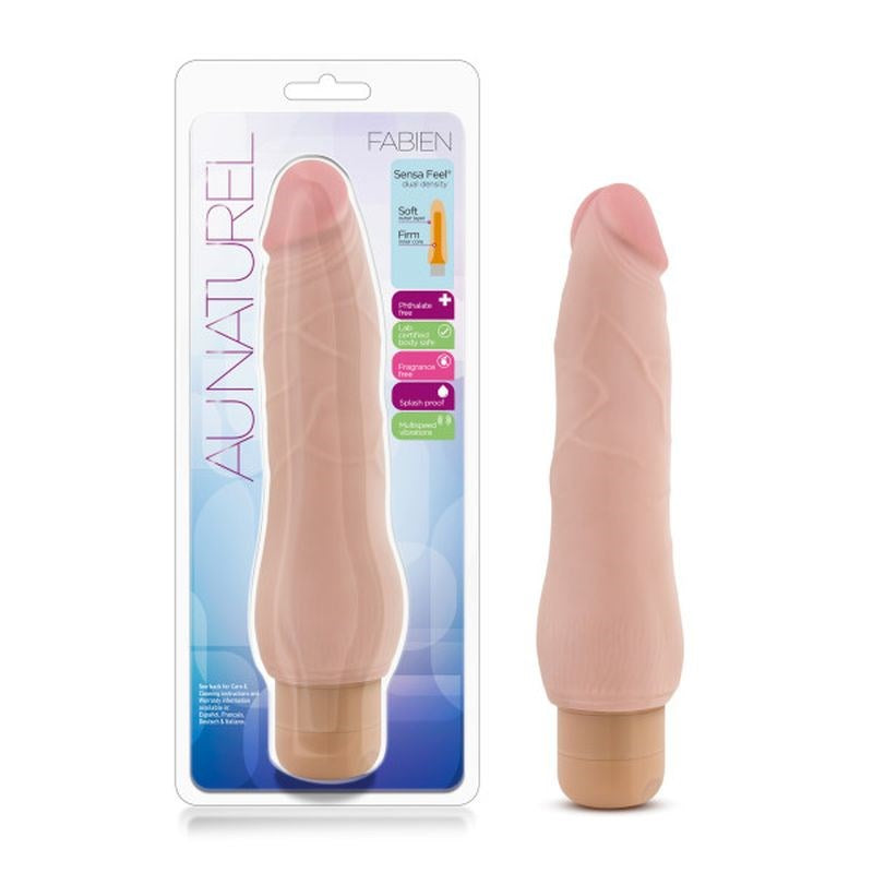 Au Naturel Fabien Vibrating Dildo - - Vibrating Dildos