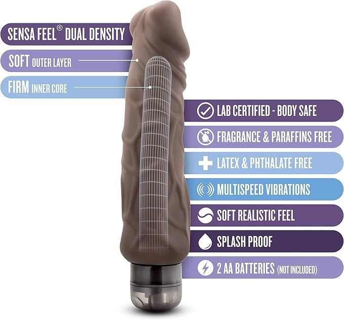 Au Naturel Home Wrecker Vibrating Dildo - - Vibrating Dildos