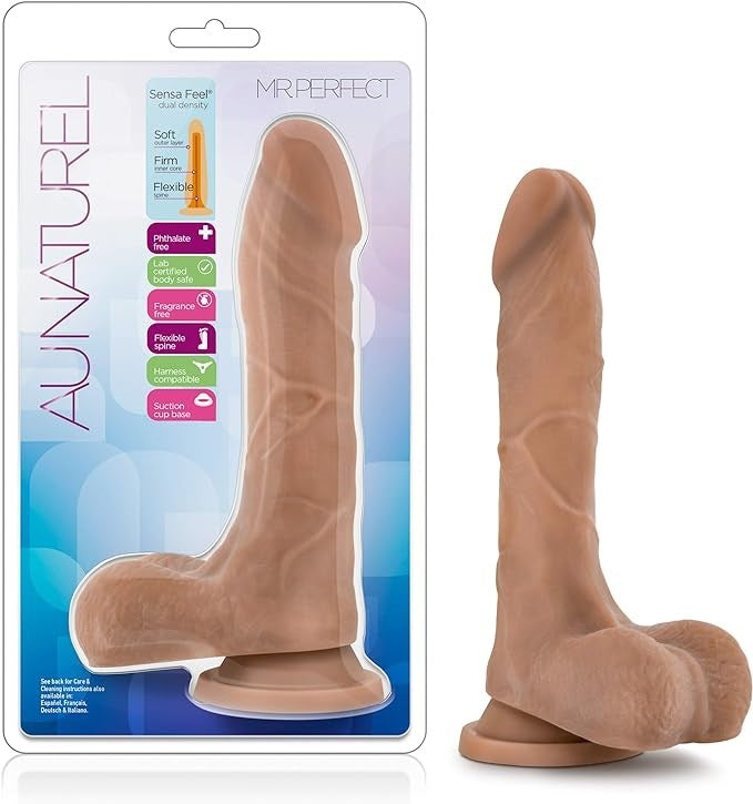 Au Naturel Mr Perfect Realistic Cock - - Realistic Dildos